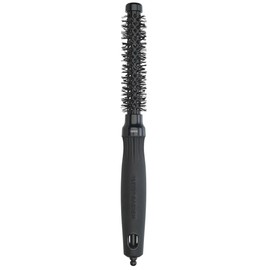 Olivia Garden Expert Blowout Shine – Schwarz - 15 - Runde, antistatische Keramikbürste für glänzende und frizzfreie Blowouts