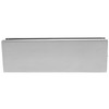 PrimeMatik - Door patch fitting. Lower corner hinge in aluminum