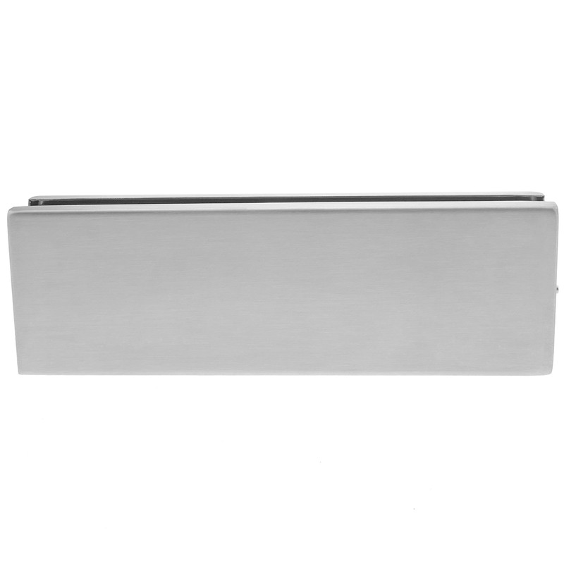 PrimeMatik - Door patch fitting. Lower corner hinge in aluminum