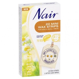 Nair Buy Nair Soft Natural Wax 20 Mini Strips Online | Chempro Chemists