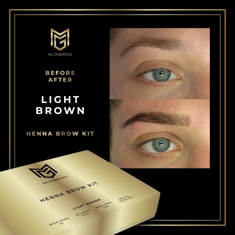 Eyebrow Henna Tint Kit Dyes Brow Hair | BONUS VIDEO