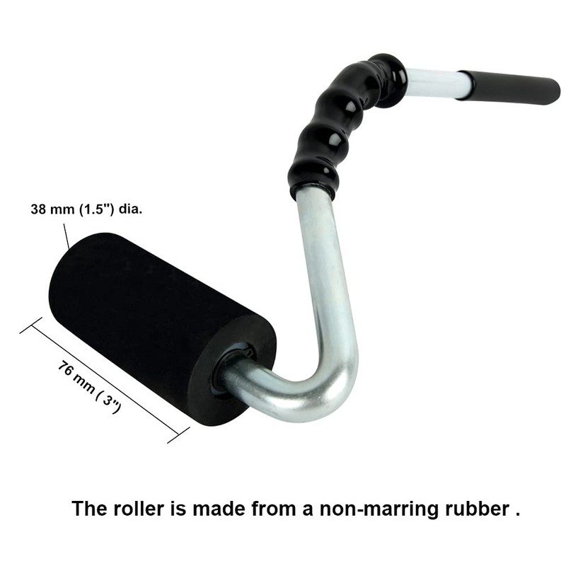 O'SKOOL 406 mm High-Pressure Rubber J Roller Curved Handle for