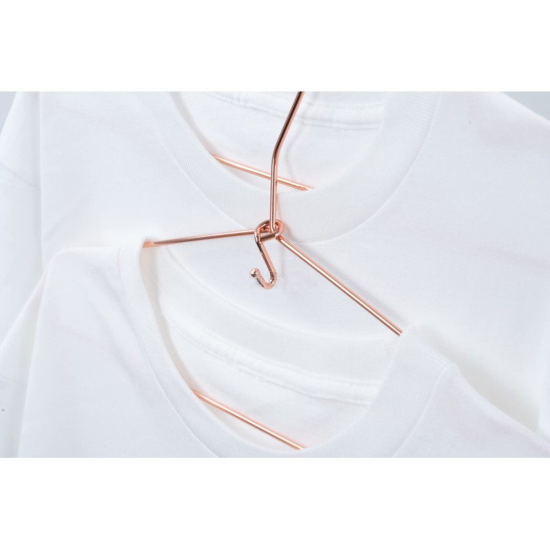 Koobay Clothes Hanger 36Pcs Connector Hooks Stable Hanger Rose Gold
