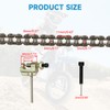 EOPOAYI 25H Drive Chain 126 Links for Razor MX350 MX400