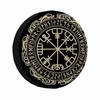 MIYASANG Viking Design Tire Covers for Trailers Magical Runic Compass