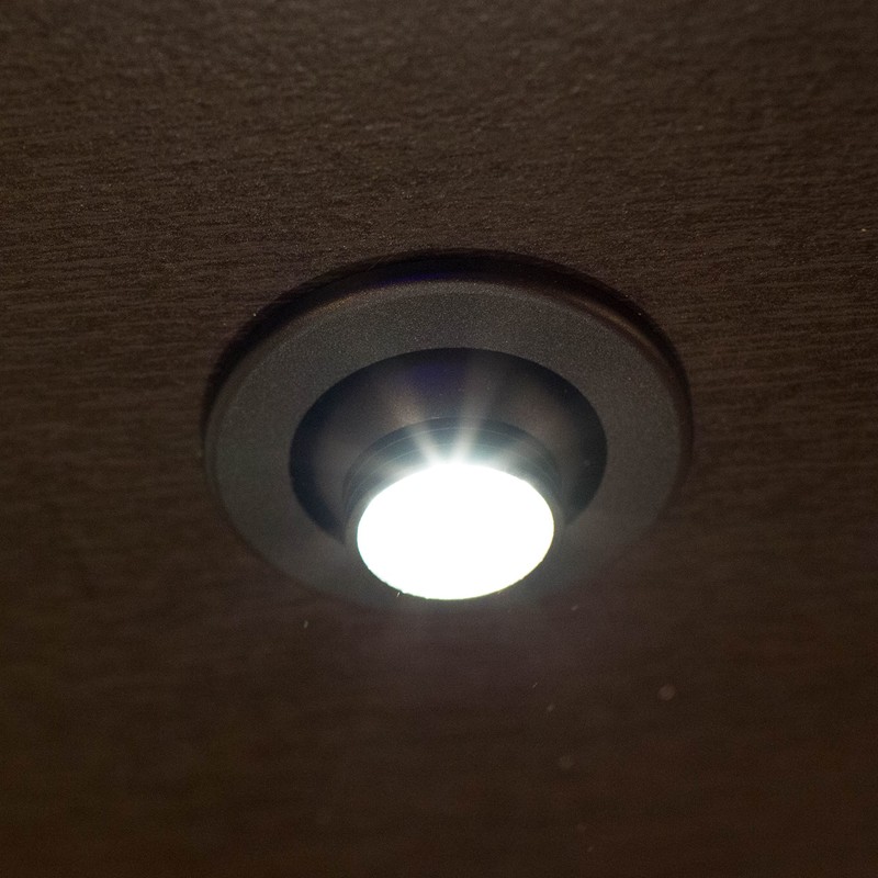 LEDUPDATES - Showcase LED Mini spot Light, 2 Pack recessed