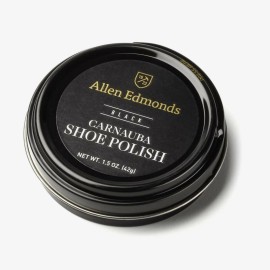 Allen Edmonds Premium Carnauba Luxury Shoe Polish Black 1.5oz tin NEW USA