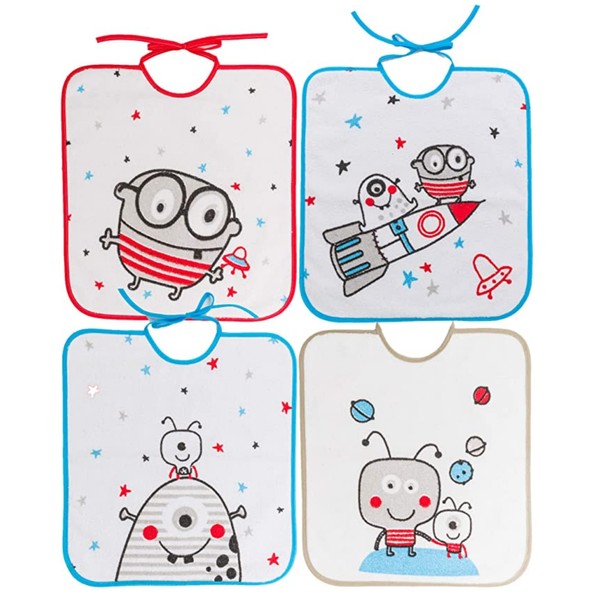 Ti TIN Pack of 3 Baby Bibs, 32 x 36