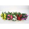 Lopkey Artificial Impatiens Bouquet Flower Patio Lawn Garden Wedding Photo