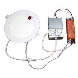 LED & Lighting Solutions LED 4" Dimmable, Ultra-Slim LED Recessed Downlight w/90 Min Emergency Battery Backup, 9w, CCT Selectable 2700K-6000K, 720 lumens, 80 CRI, UL/ETL/IC/Damp Rated, Energy Star