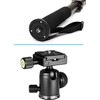 Professional Heavy Duty 72" Monopod/Unipod (Dual Optional Head) for Sigma