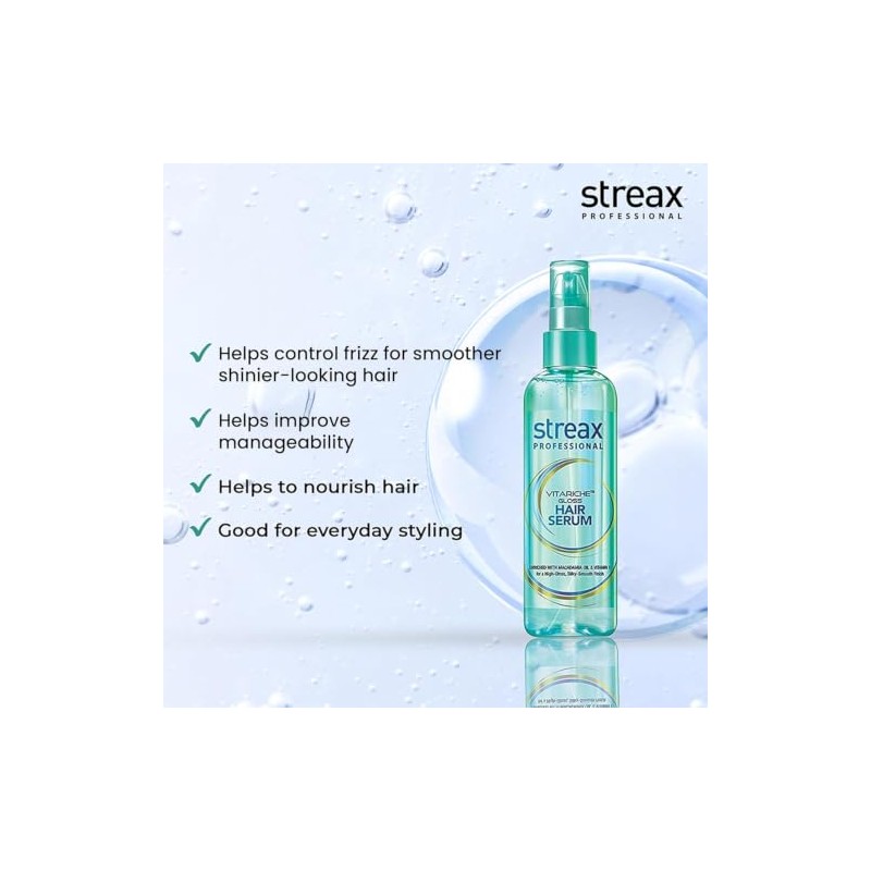 Streax Professional Vitariche Gloss Hair Serum (115 ml)