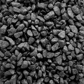 naninoa Decorative Stones Coloured 9-13 mm (Colourful Decorative Stones) 0.5 kg Coloured Stones Colour: Dark Grey Anthracite