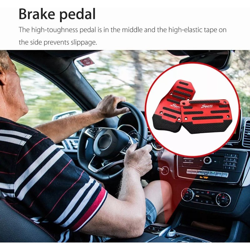 Dolores Cubre Pedal Automotriz Universal Estándar Deportivo Clásica
