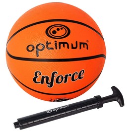 Optimum Street Basketball - Durable Korean Rubber with All-Weather Grip for Versatile Indoor/Outdoor Play - Sizes 7 & Mini for All Ages