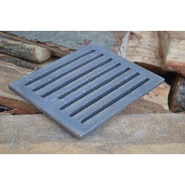 SEZAM 13 x 11 cm Cast Iron Oven Grate Ash Grate Cast Iron Grate Various Diameters Suitable for Stove Table Grate Oven Grill Fireplace Replacement Parts Accessories