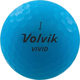 Volvik Vivid Matte Finish Blue Golf Balls (One Dozen)