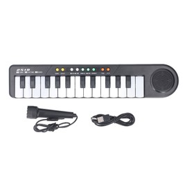 25 Keys Piano Keyboard Adjustable Tones Electronic Kids Keyboard Music Toy for Above 3 Years Old Children Boys
