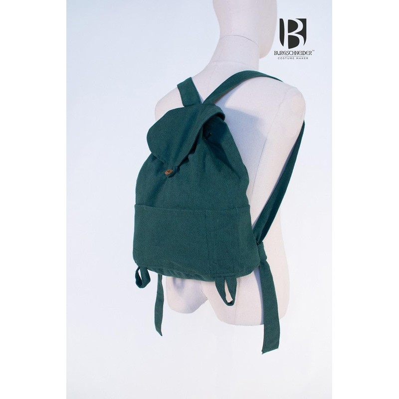 Burgschneider - Capsus Backpack - Green (Standard, Unisex, Cotton) Medieval