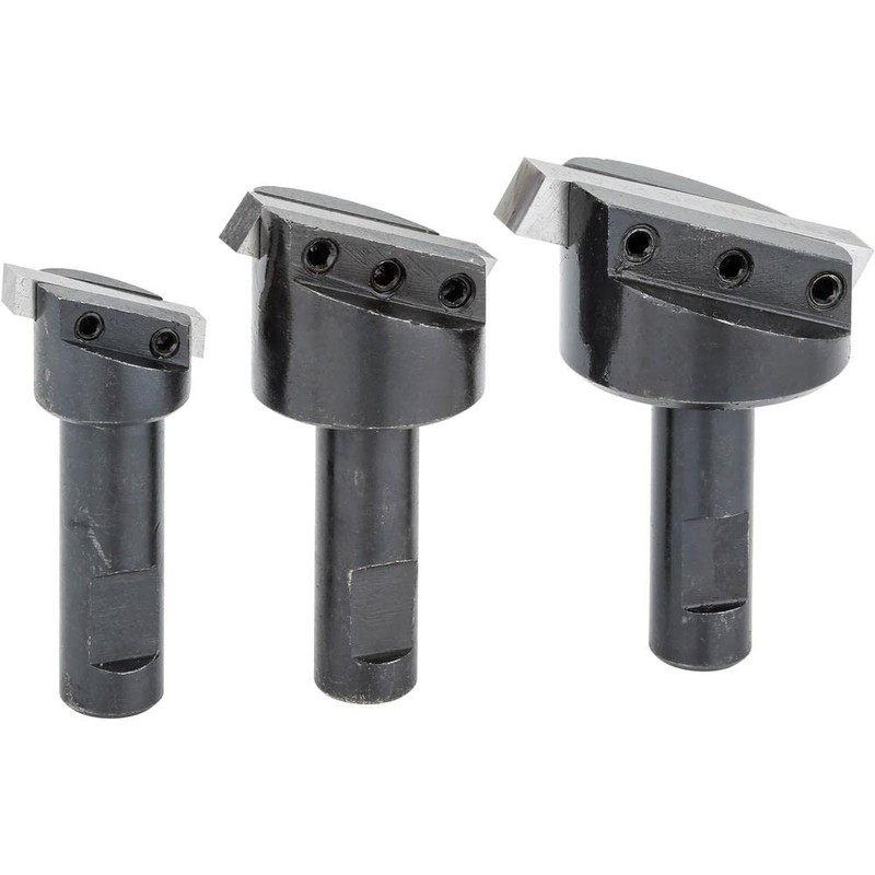 Grizzly H5935 Fly Cutter Set with Tool Bits, 1/2-Inch