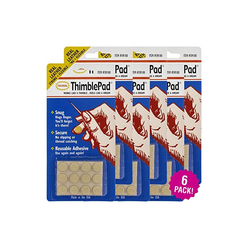 Colonial Thimblepads 6/Pk-12pcs, 6 Pack