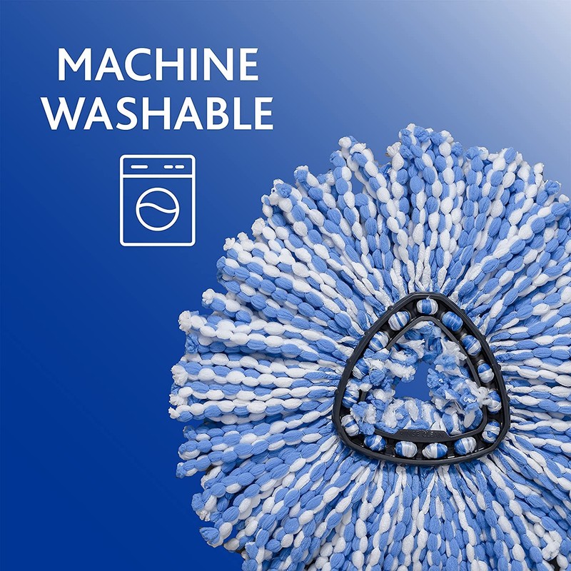 O-Cedar EasyWring RinseClean Microfiber Spin Mop & Bucket Floor Cleaning