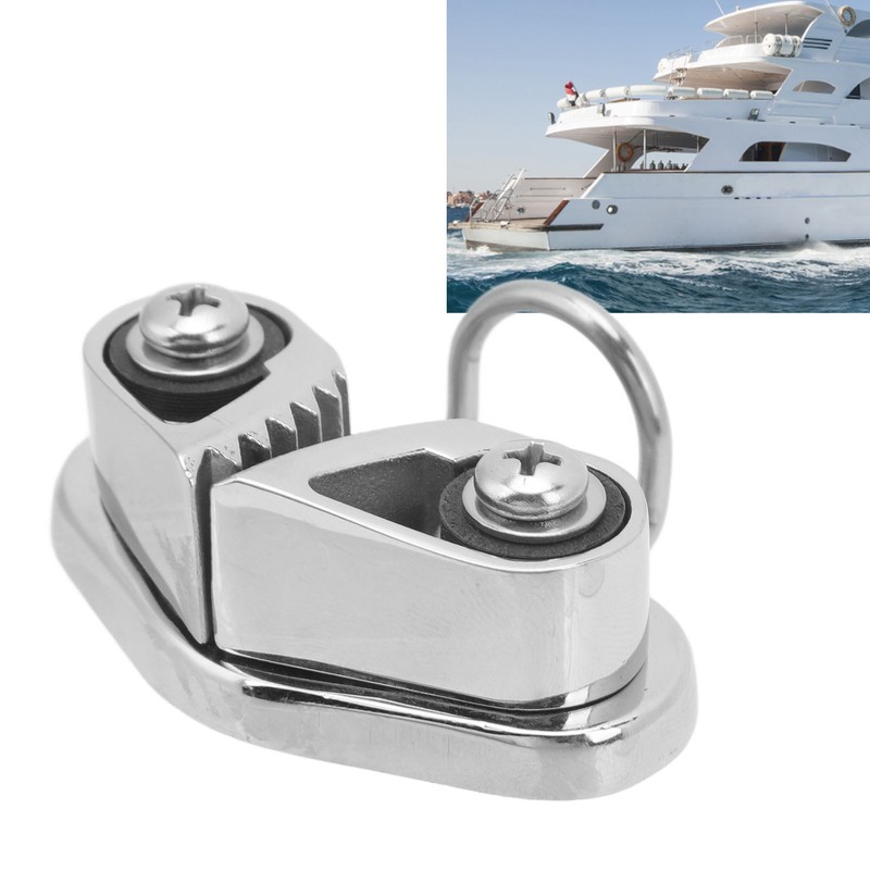 Marine Cam Cleat 316 Stainless Steel Fairlead Leading Ring Anchor