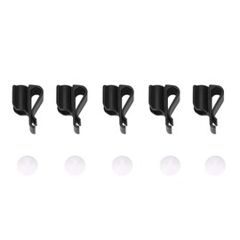 Vbest life 5Pcs Durable Golf Club Bag Clips, Golf Putter Clamp Club Putter Clips Holder with Ball Markers Accessories