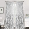 Sweet Home Collection 2 Pack Window Treatment Sheer Cascading Panel