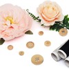 10pcs 18mm/0.7'' Gold Metal Flat Button ，with 2mm Sewing Holes,Round