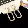 Unbranded Korean Style Sparkly Drop Dangle Earrings 925 Silver