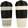 Copco 5237160 Reusable, Insulated Double Wall Travel Mugs 16-ounce White/Black
