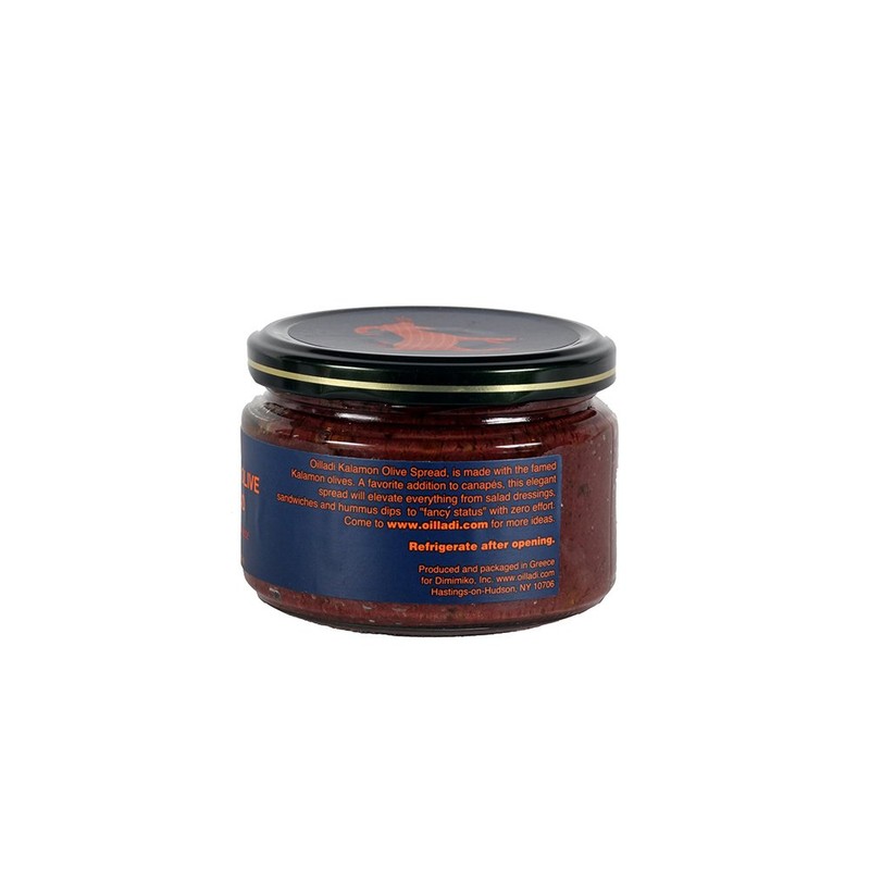 Oilladi Tapenade Kalamon Olive Spread imported from Greece, 8.1 oz
