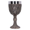Nemesis Now Wild Thirst Chalice 20cm, Resin, Bronze, Bronze Wolf