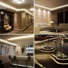 SURNIE LED Rope Lights Outdoor Waterproof Warm White, SURNIE 50ft