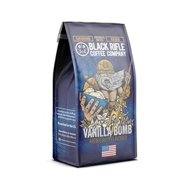 Black Rifle Coffee Company Vanilla Bomb Roast, Medium Roast Ground Coffee, 11 OZ Bag