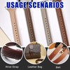 Glarks 12Pcs Leather Hole Punch Set, 4Pcs 4mm Leather 1/2/4/6
