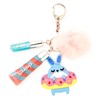 Donut Bunny Lip Gloss Keychain
