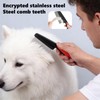 2 Pack Flea Comb for Dogs & Cats, Fine &
