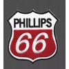 Phillips 66 New 3 1/4 x 3 3/8" Phillips 66 Shield Iron on Patch Free Ship