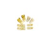 QCAA Cafe Door Gravity Pivot Hinge Set, Double Action, Brass