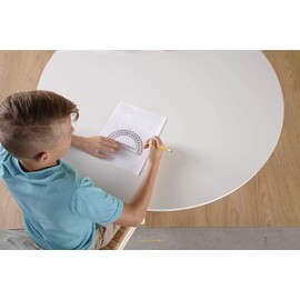 hand2mind 5314A Student Math Protractor, Clear, 20 Count (Pack of 1)