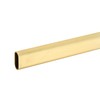 Oval Closet Rod with End Supports (MATTE BRASS - 30