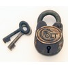 Metal Old West Colt Padlock with Keys