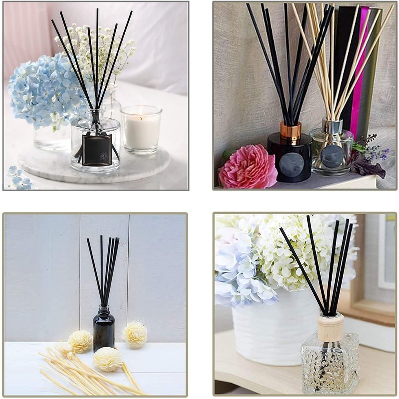 Resafy Reed Diffuser Sticks, Jecnovo Pack of 100 Fiber Sticks
