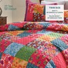 TEXSTEAD Twin Quilt Set for Bed - 100% Cotton Quilts