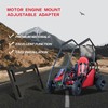 PACEWALKER Aluminum Motor Engine Mount Adapter Bracket Plate Adjustable Motor