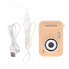 Kids Selfie Camera 20MP 2.4in Screen High Definition USB Charging PVC Shell Digital Video Camera with Lanyard