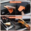 Viewsun Windshield Cleaner Tool, 15Pcs Car Interior Cleaning Kit, Detailing