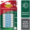 Command 17026H-AW Decorative Pegs for Outdoor Use, Transparent, One Size